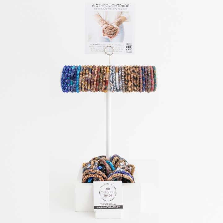 Aid Through Trade - Wholesale Beaded bracelet - Roll-On® Bracelets - Elemental Set of 124