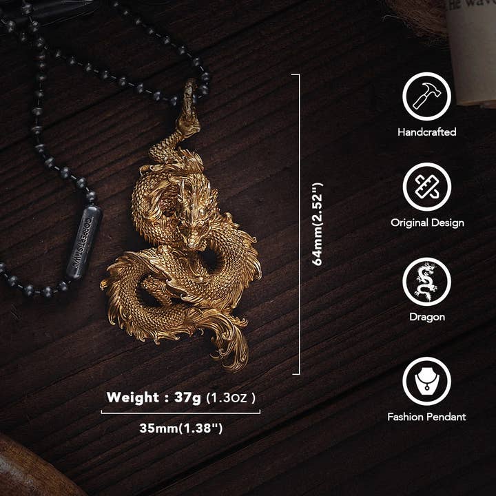 Coppertist.wu - Venta al por mayor Abalorios/colgantes individuales - Colgante dragón5