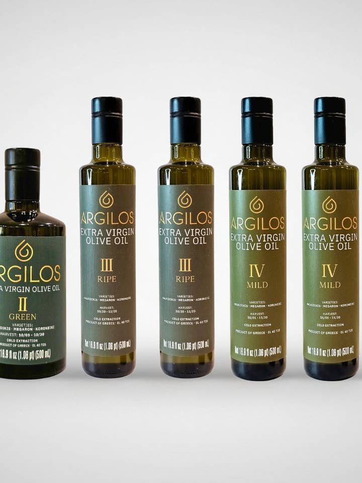 Argilos Greek Extra Virgin Olive Oil Bundle — Premium EVOO 6-Pack for wholesale by ARGILOS
