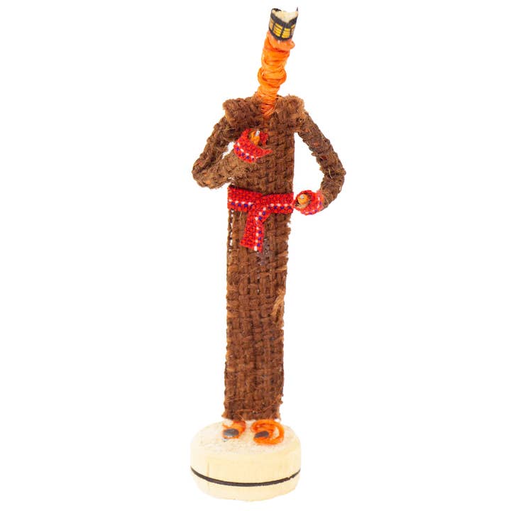 Global Crafts - Wholesale Nativity Scene Decor - Banana Fiber Nativity Set - Kenya
