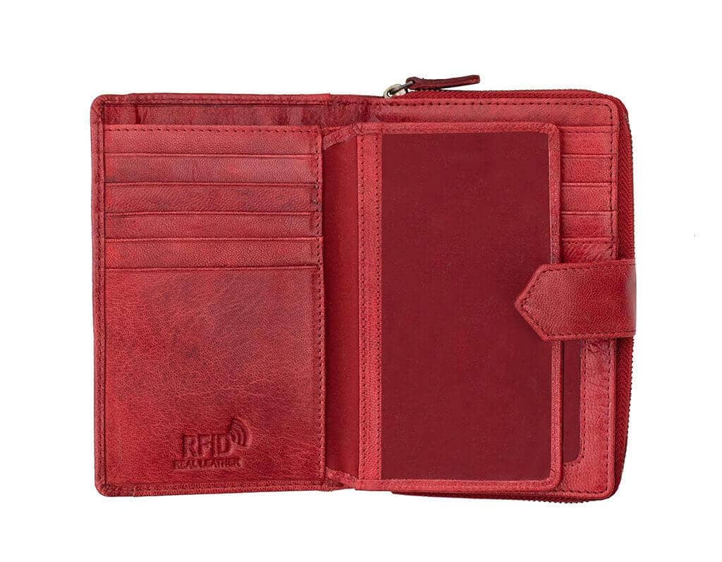 PRIMEHIDE - Wholesale Wallet - Women's - Arizona Leather Bifold Purse - 360219