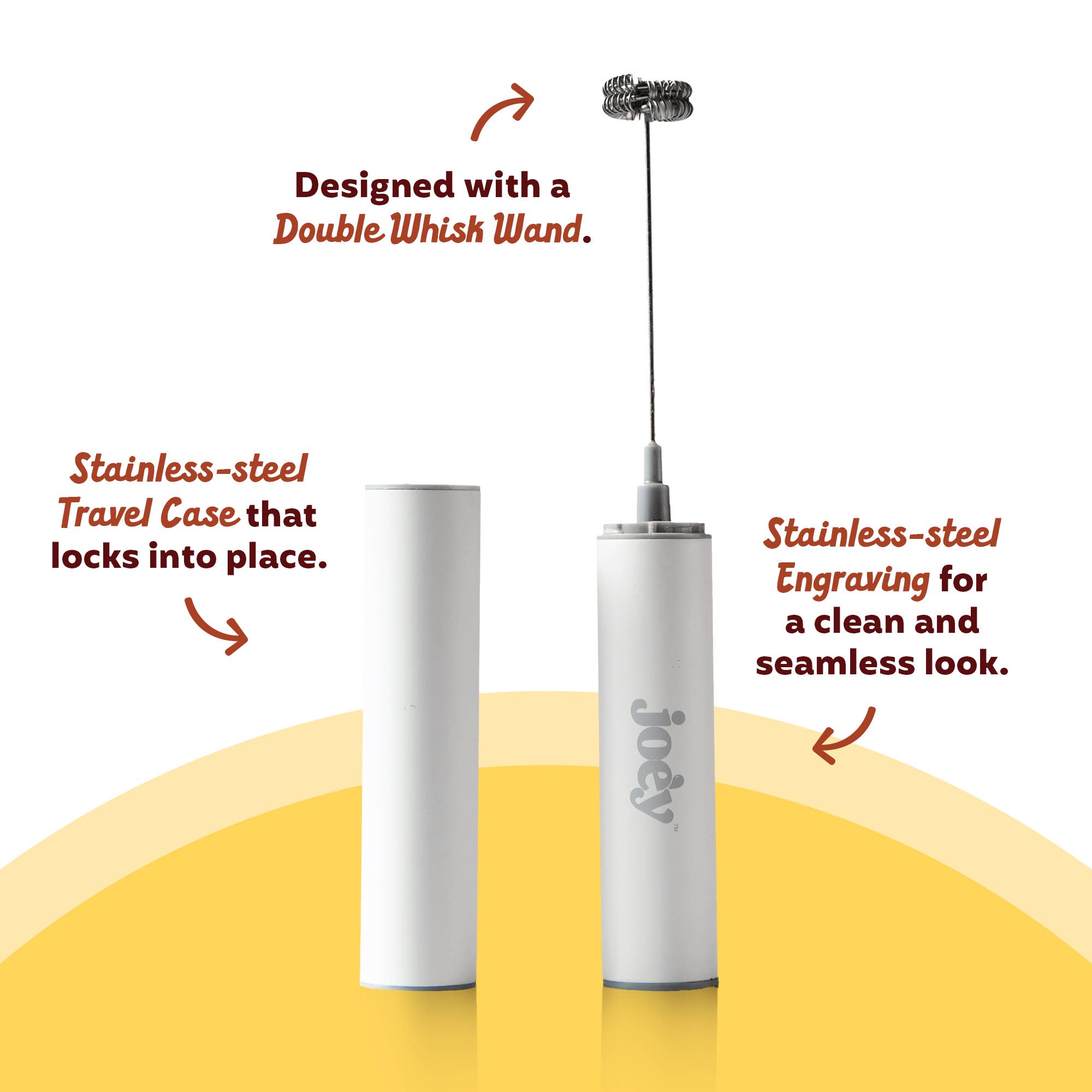 Joe'y - Wholesale Kitchen Tool/Gadget - froth'y - The Handheld Frother - 6 units/case5