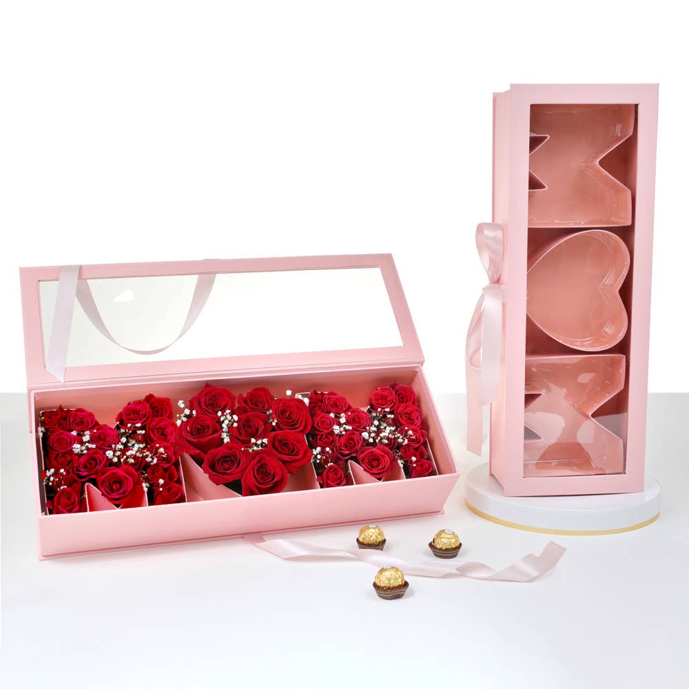 UNIKPACKAGING - Wholesale Gift Box - MOM Box with Clear Top, Plastic Liner & Ribbon – Gift Ready2