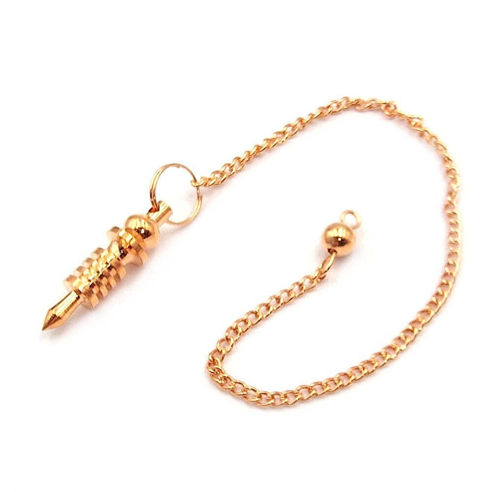 Shamans Crystal - Wholesale Meditation Supplies - Brass Pendulums, Brass Dowsing Pendulums with Gift Pouch18