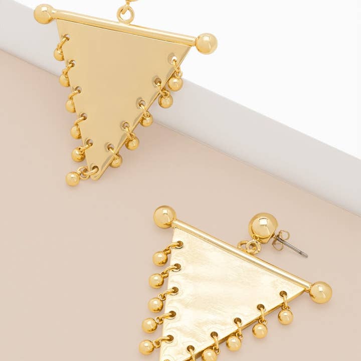 ZENZII Jewelry - Wholesale Dangle Earrings - Glam Banner Earring