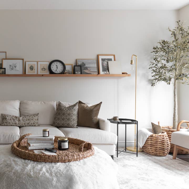 Hyggely - Wholesale Throw Pillow Cover - Elizabeth Pillow Cover | Neutral Floral Pillow Cover2