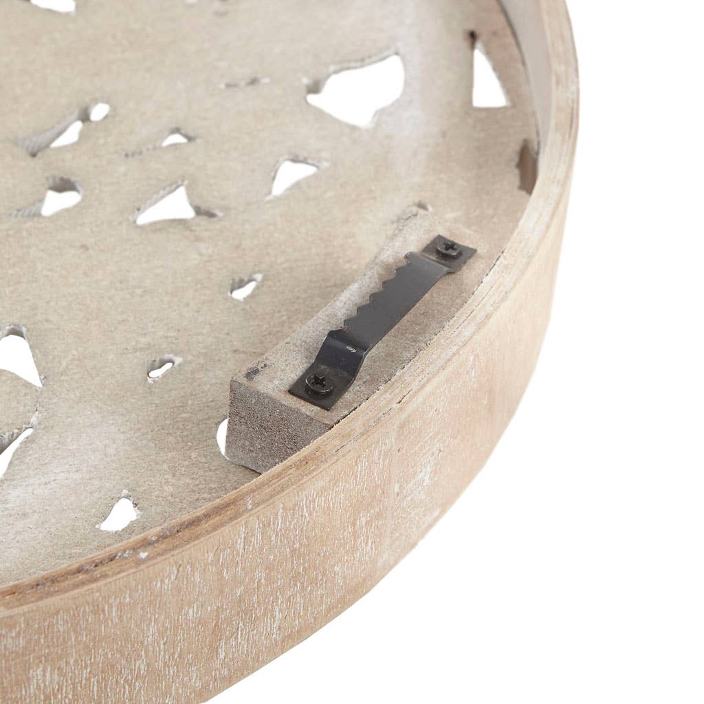 Olliix - Wholesale Wall Accent - Medallion Farmhouse Wood Wall Decor Accent4