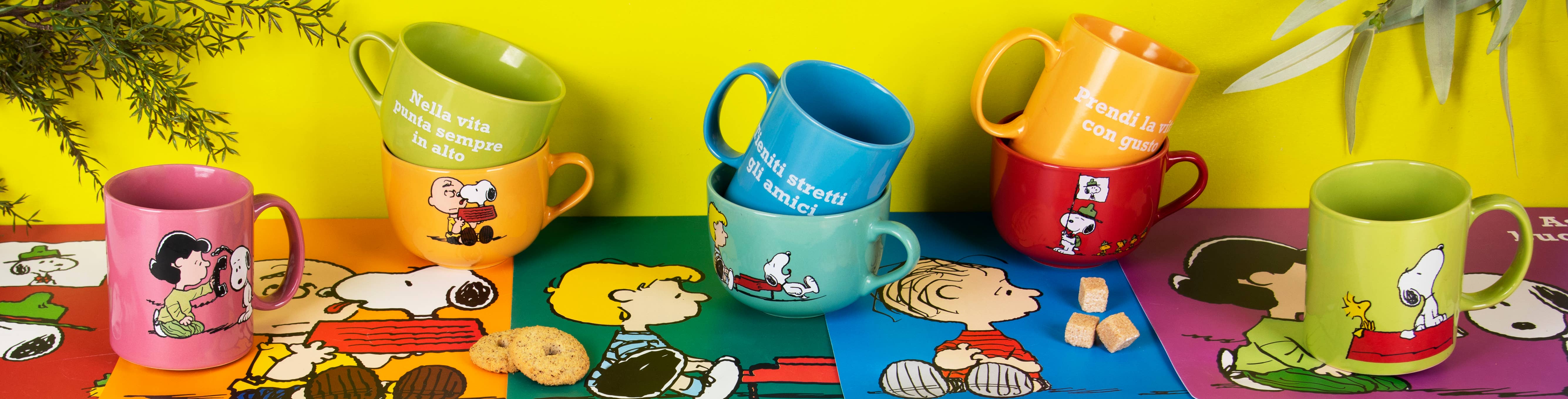 Assortito Set 6 Mug Snoopy CL 35 Ass. in vendita all'ingrosso su Faire2