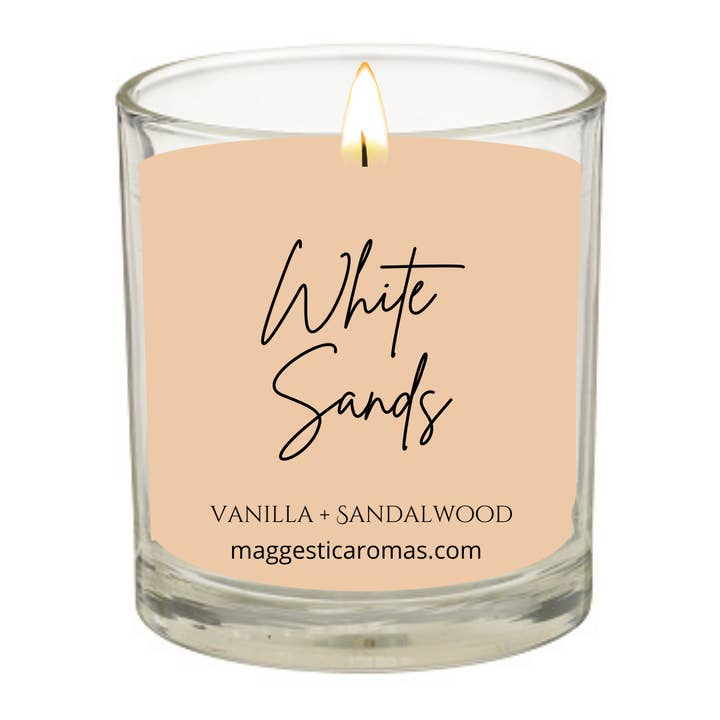 Bougie White Sands pour la vente par Maggestic Aromas