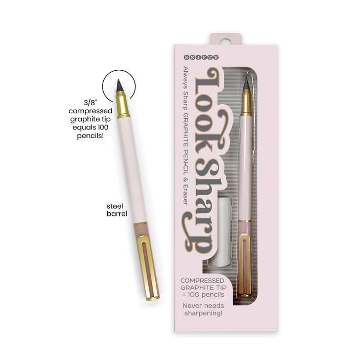 SNIFTY - Wholesale Pencil - LOOK SHARP GRAPHITE PEN•CIL - BLUSH1