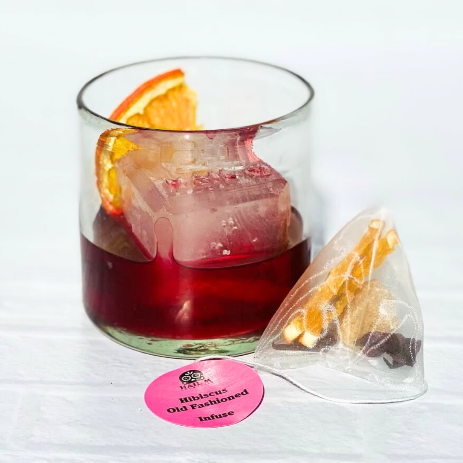 Hail M - Wholesale Cocktail Mix/Syrup - Old Fashioned Sampler Infusion Tea Bag - To Go Travel Mixer3