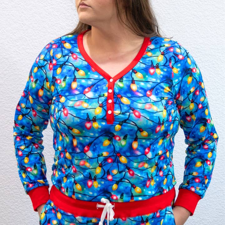 *PRE-ORDER* Howliday Lights Women's Top for wholesale by Pittie Clothing Co.