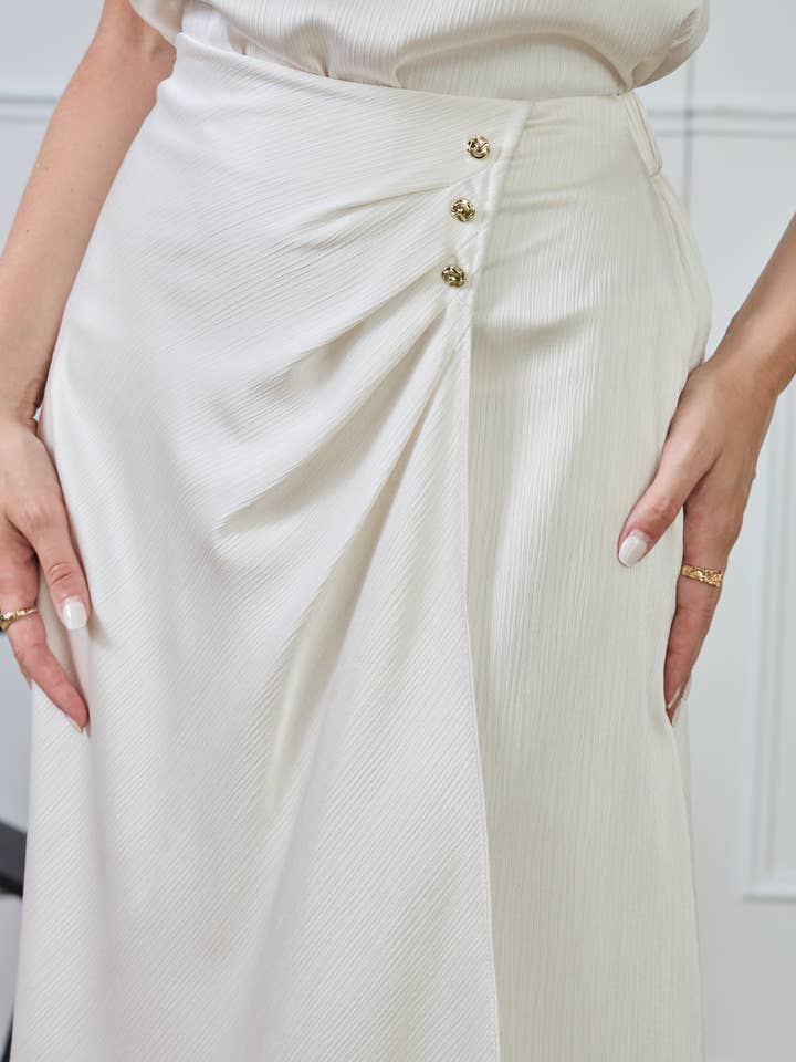 LULUMARY - Vendita all'ingrosso Gonna - Donna - Gonna lunga fluida SK86328