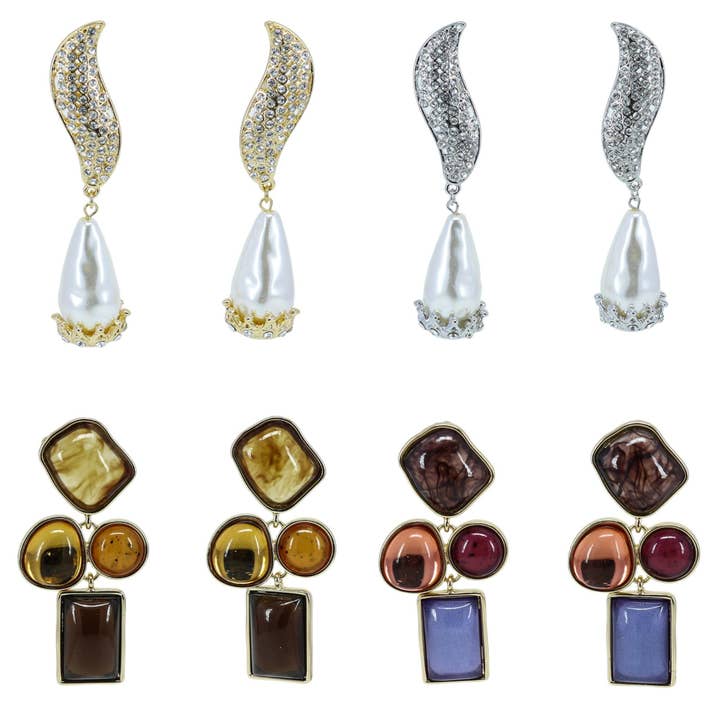 Orecchini Pendenti Eleganti PE-3801 PE-3943 e ulteriori Risultati per cornici argento all all'ingrosso. Resi gratuiti e termini di pagamento a 60 giorni su Faire in tendenza su Faire.