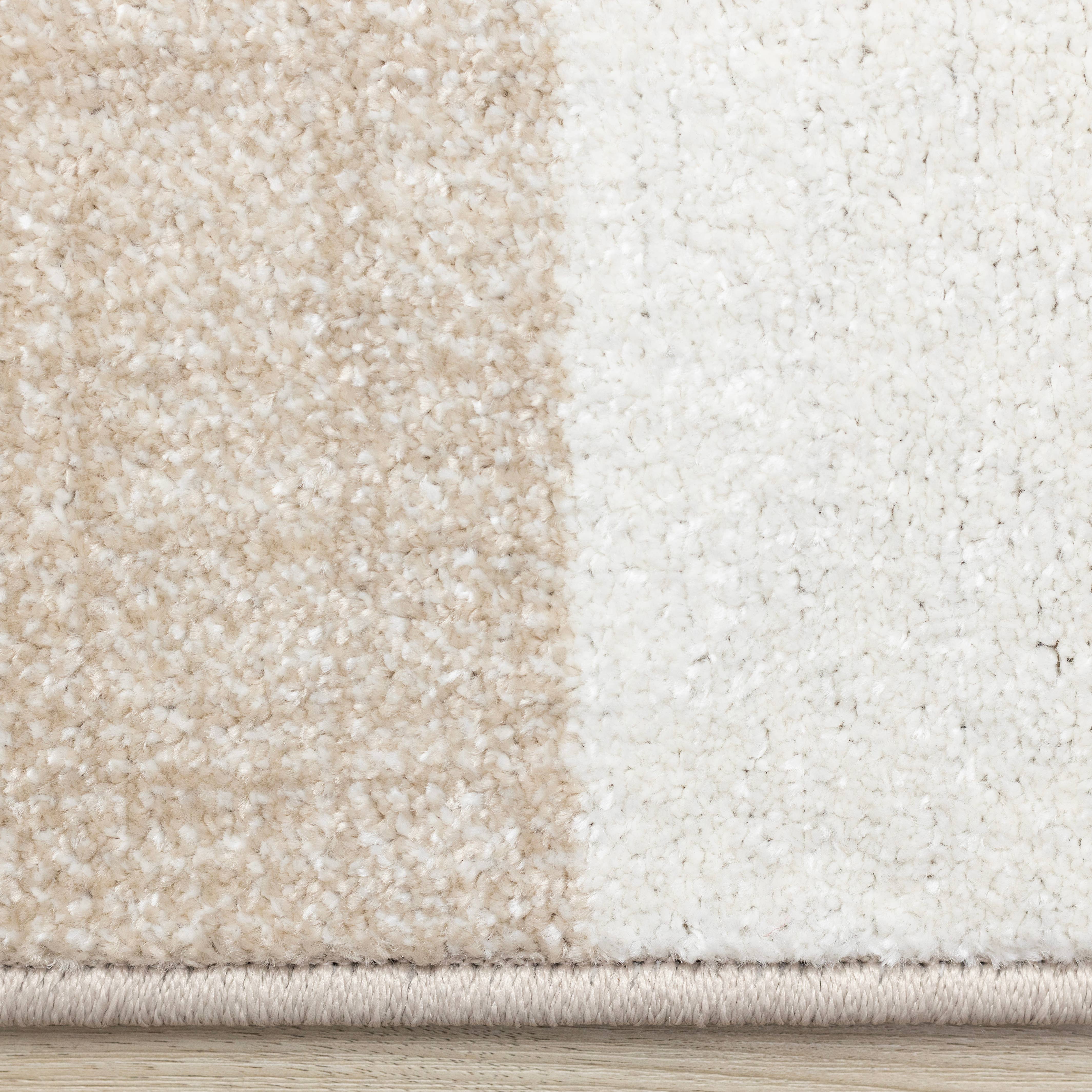 Century Cream Beige Checkerboard Pet-Friendly Area Rug for wholesale on Faire12