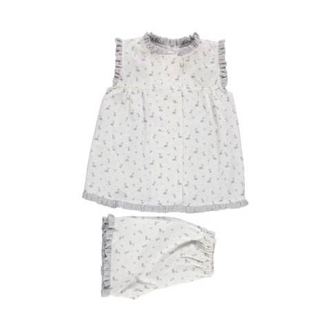 Sancha artic blå blomster for engroshandel hos Dot baby