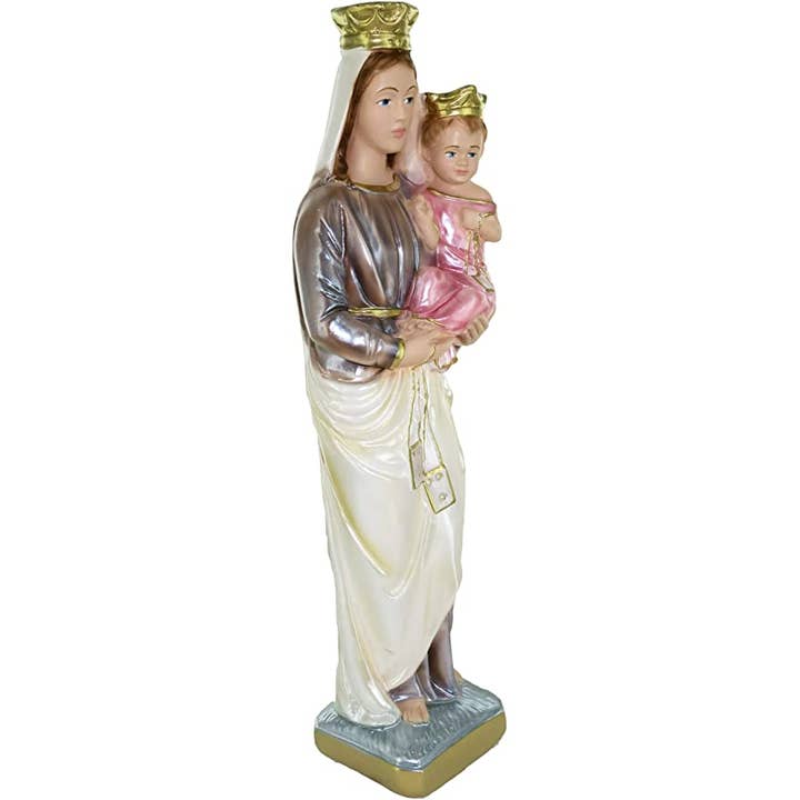 Costa Articoli Religiosi - Wholesale Decoratief beeldje - Standbeeld van Onze Lieve Vrouw van de berg Karmel cm. 20 en 30 in gips5