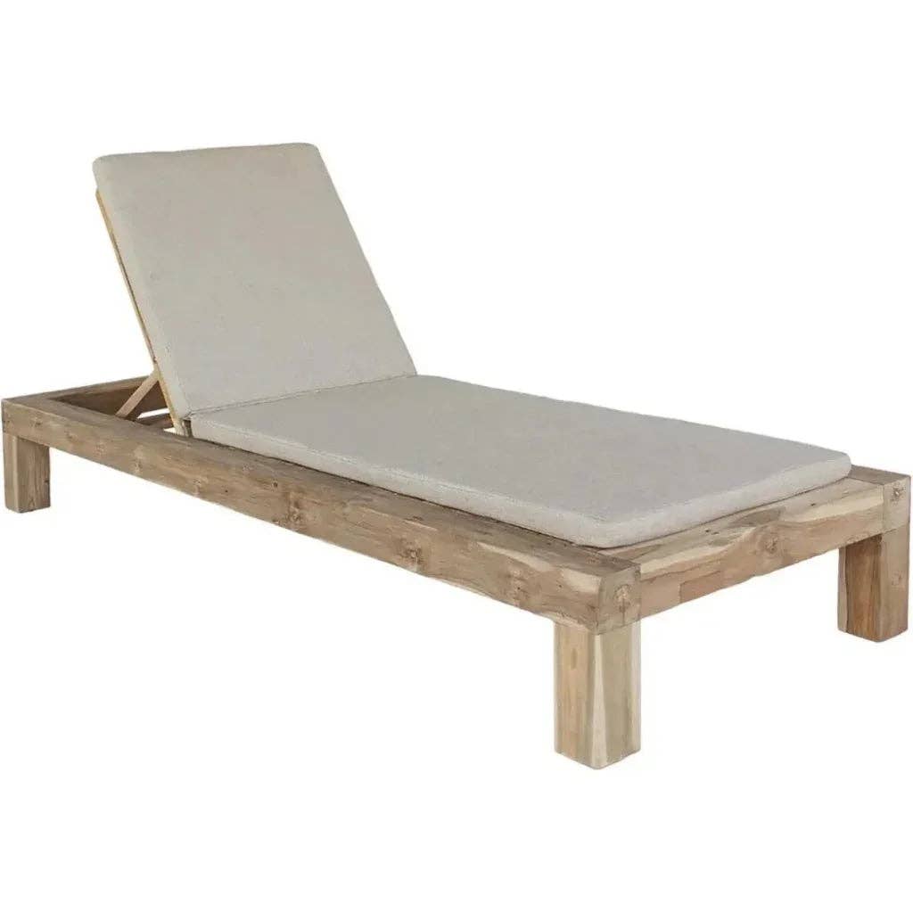 LOOMLAN – wholesale Chaise lounge – Batak Teak Wood Sun Lounger0