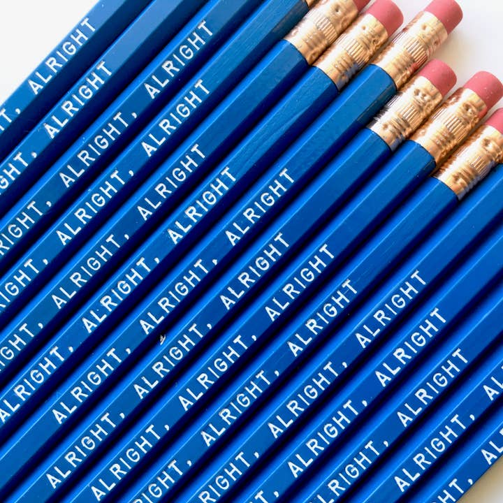 Alright, Alright, Alright Pencils #smartypants Pencils Stocking Stuffers pour la vente par DoodleGirl Designs