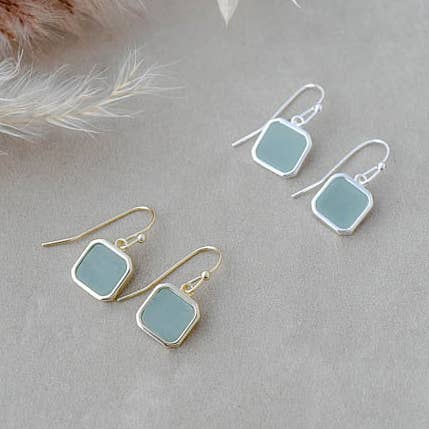 Florence Earrings-Amazonite for wholesale by Glee Jewelry