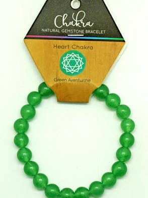 Pulsera de piedras preciosas con chakra de aventurina verde para venta al por mayor de Fantasy Gifts