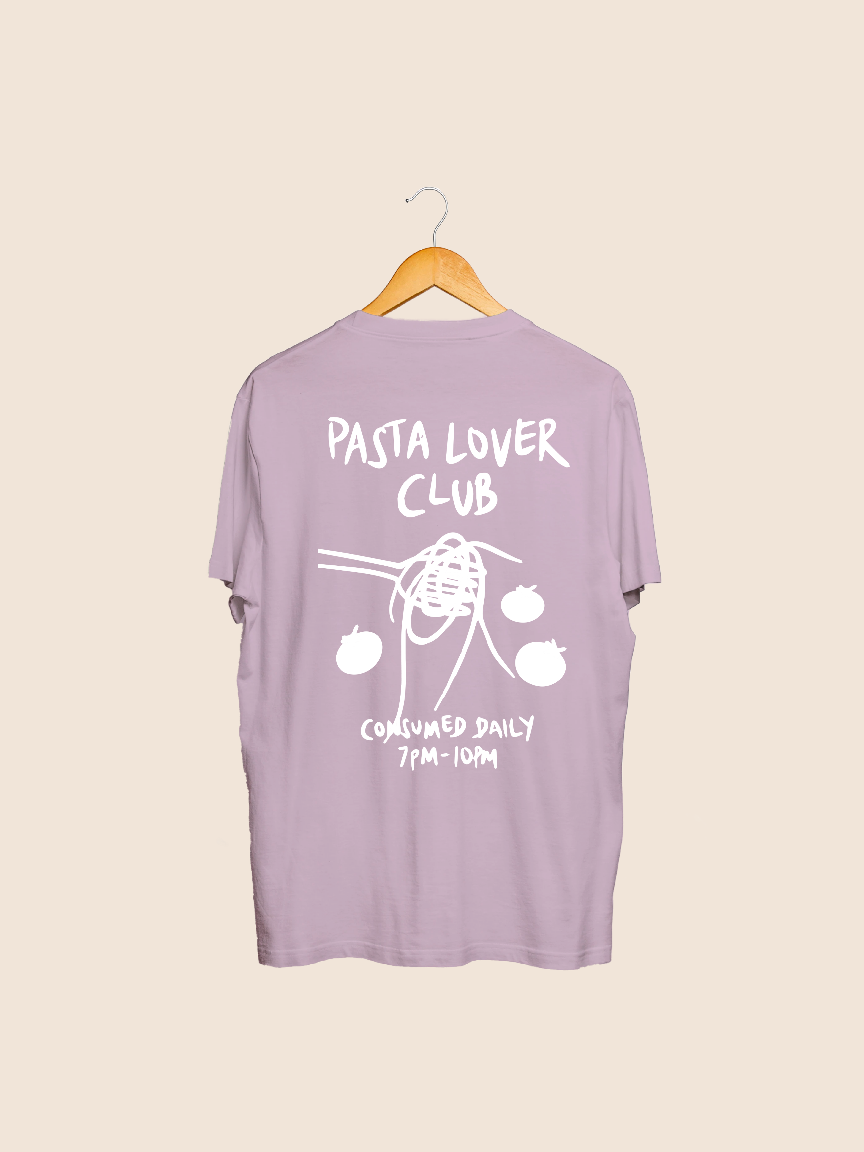 SNOC - Venta al por mayor Camiseta serigrafiada - Unisex - CAMISETA PASTA LOVER CLUB15