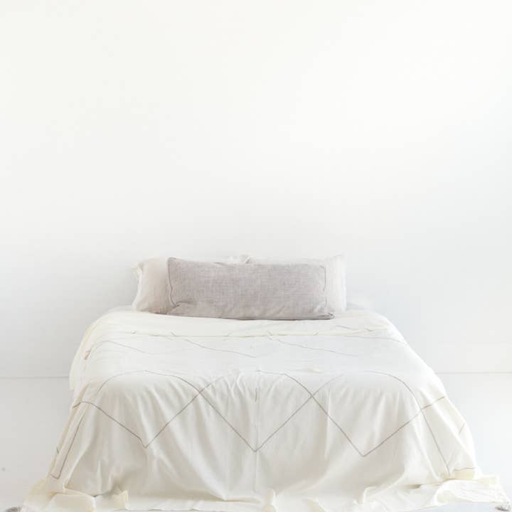 Creative Women - Venta al por mayor Manta de cama - Colcha bereber Queen | Algodón tejido a mano3