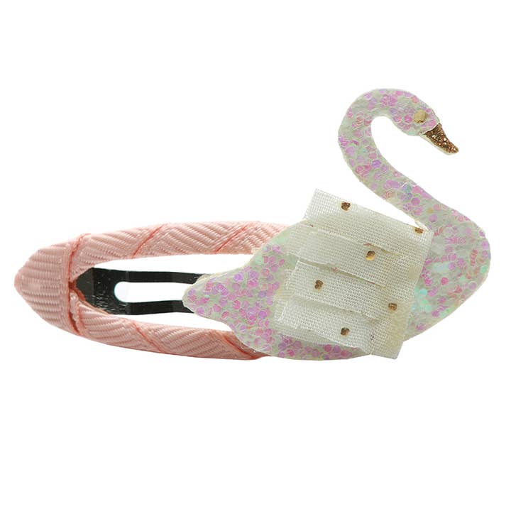 Swan Snap Clip voor wholesale door Sparkle Sisters by Couture Clips
