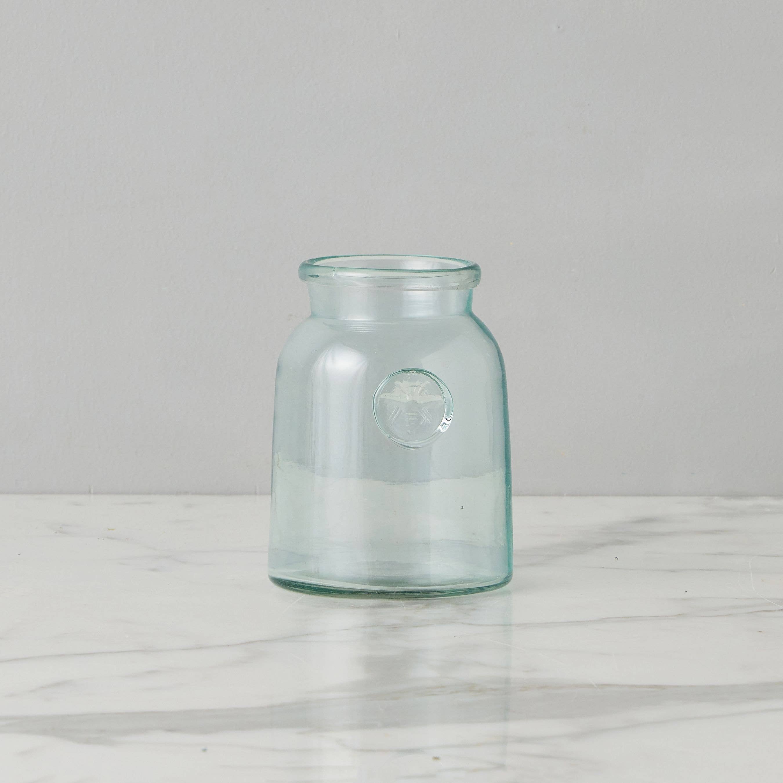 etúHOME – Großhandel Vasen – Französische Biene Klarer Einmachglas-Vase mit Verschluss, Klein0