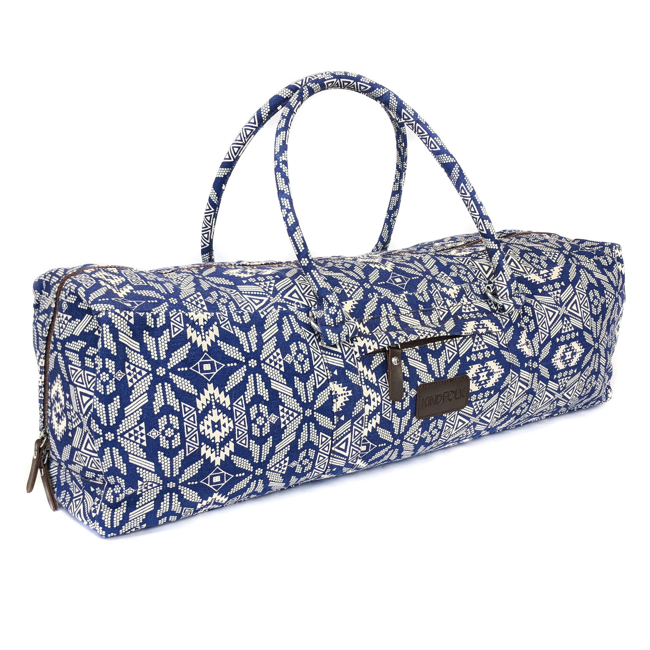 Kindfolk – wholesale Weekender bag – women's – Patterned Yoga Mat Duffel Bag1