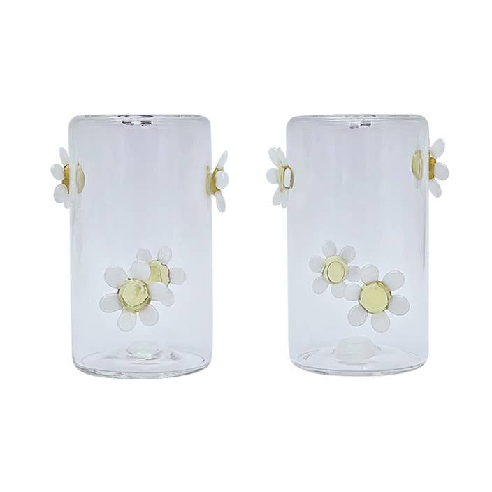 3D Gänseblümchen Salz- und Pfefferstreuer-Set, Ø 5 cm, H 9 cm für den Großhandel von Opjet Paris