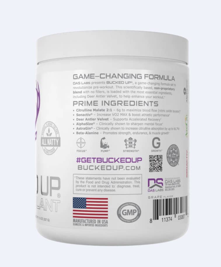 Bucked Up - Wholesale Oral Supplement/Vitamin - Bucked Up Stim Free Pre-Workout [30 Serv]7