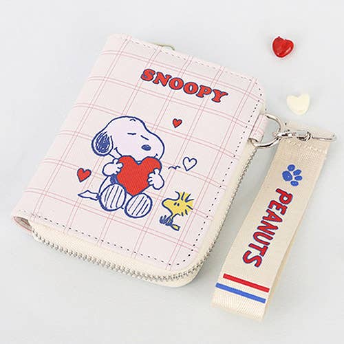 K-Wonderland - Wholesale Wallet - Women's - Peanuts Snoopy Strap Wallet Purse