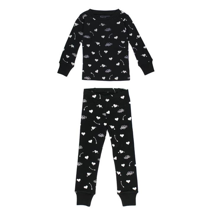 Conjunto de Pijamas Orgánicos para Niños | Corazón de Mamá para venta al por mayor de L'ovedbaby
