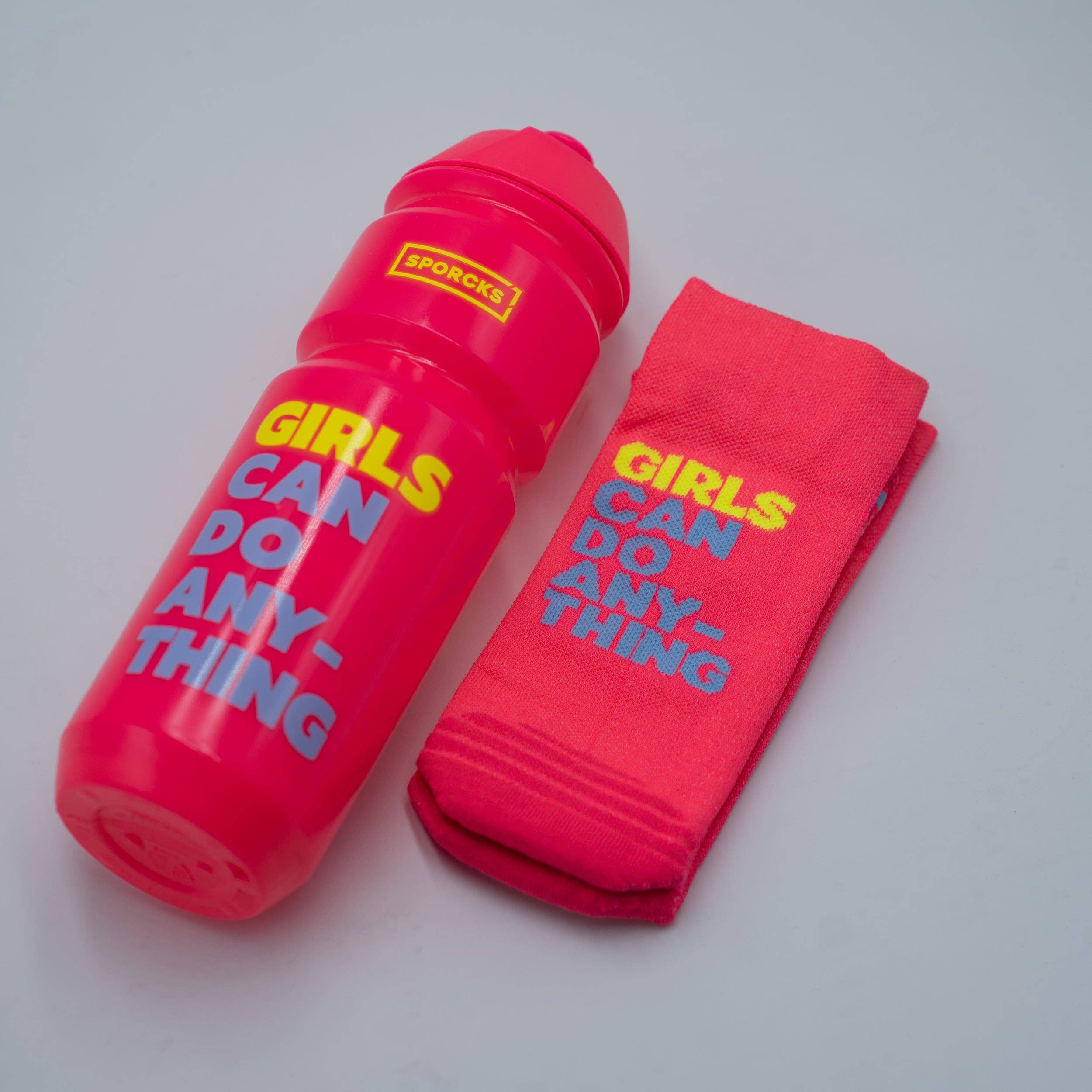 SPORCKS - Wholesale Water Bottle - GIRLS CAN DO DIVA PINK BIDON – SHIVA TACX 750ml2