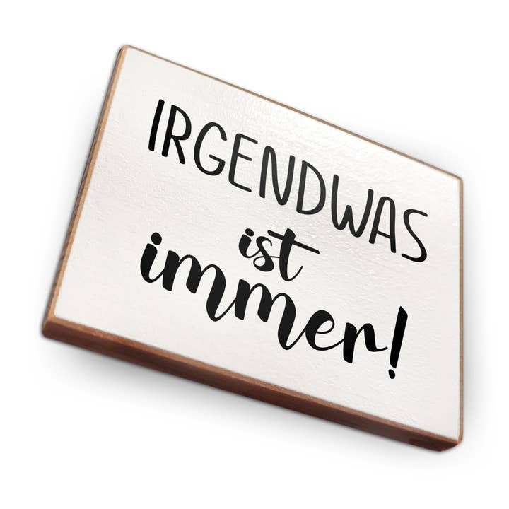 Koelkastmagneet van beukenhout - Er is altijd wel iets voor wholesale door wammi