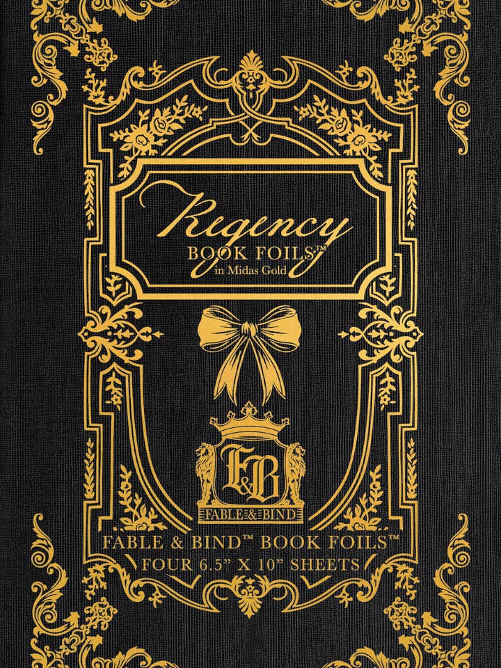 Fable de la Régence & Reliure Livre Foil™ pour la vente par Fable and Bind
