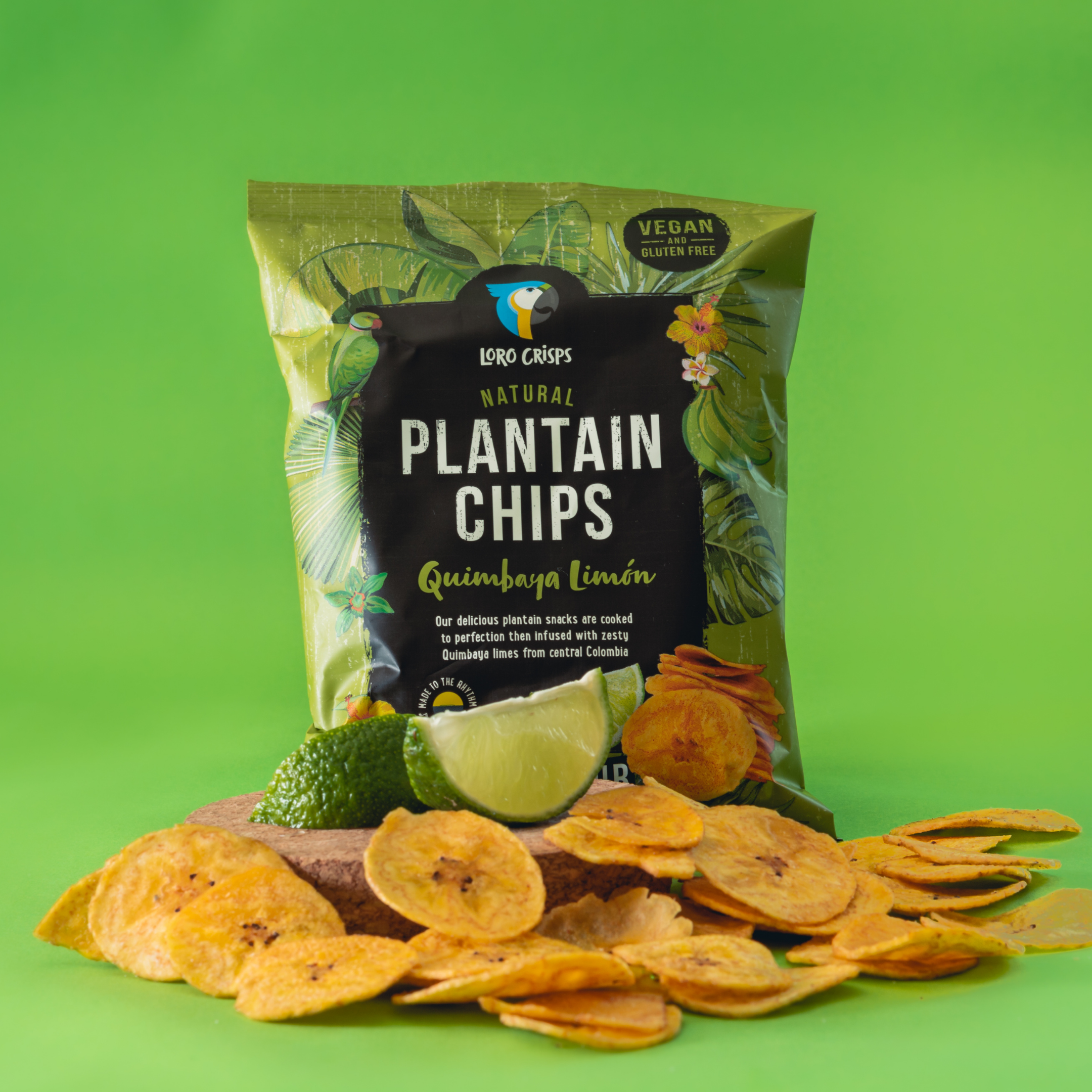 Loro Crisps - Wholesale Chips - Loro Crisps Plantain Crisps - Quimbaya Limon3