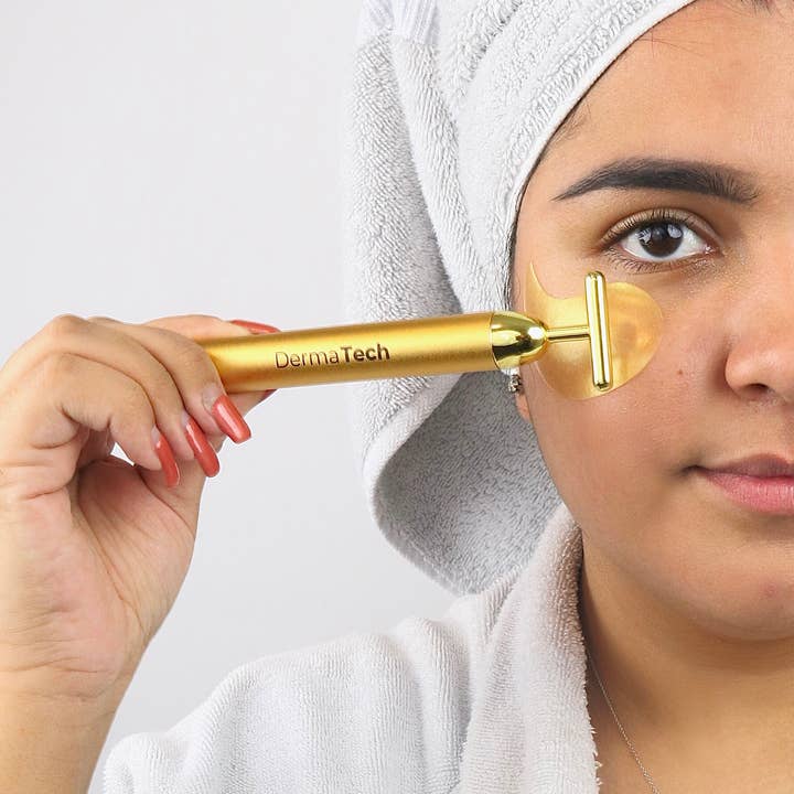 DermaTech Skincare - Wholesale Electronic Skincare Device - Gold Sculpting Beauty Bar