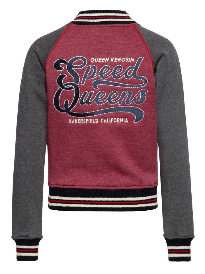 Speed Queens college-jacka för wholesale av KING KEROSIN