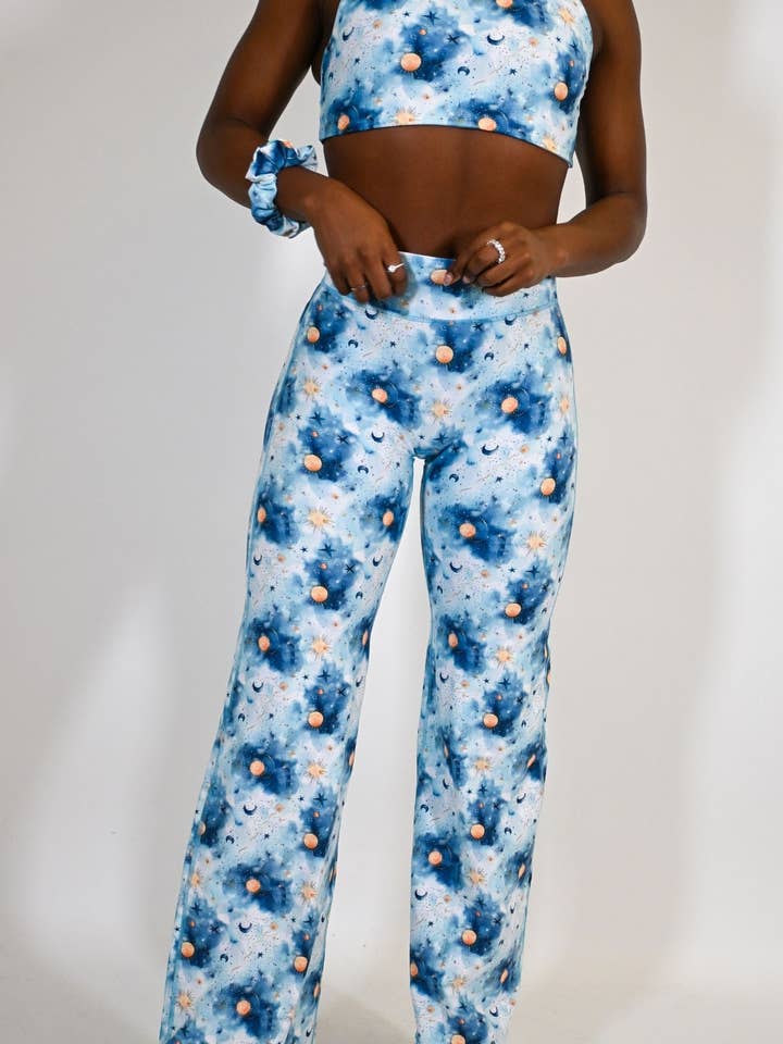 Celestial Moon Wide Leg Trousers for wholesale by Vixn