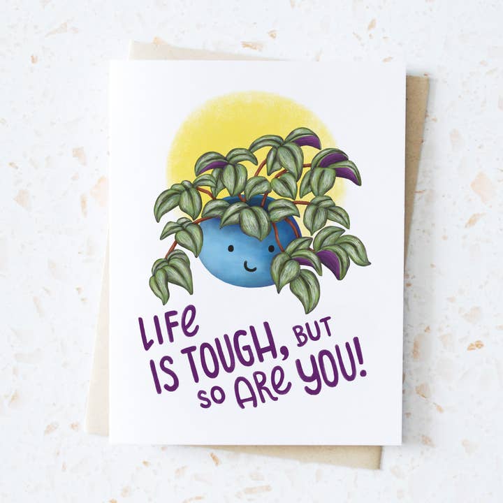 Livet är tufft, men så är du hälsningskort för wholesale av Hop & Flop