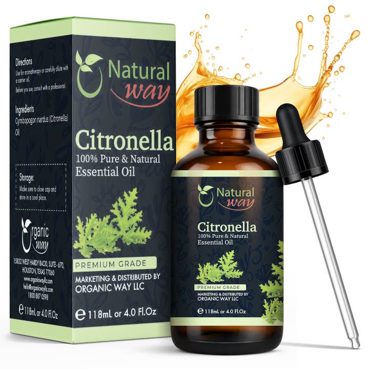 Olio Essenziale di Citronella per la vendita all'ingrosso da parte di Organic Way LLC