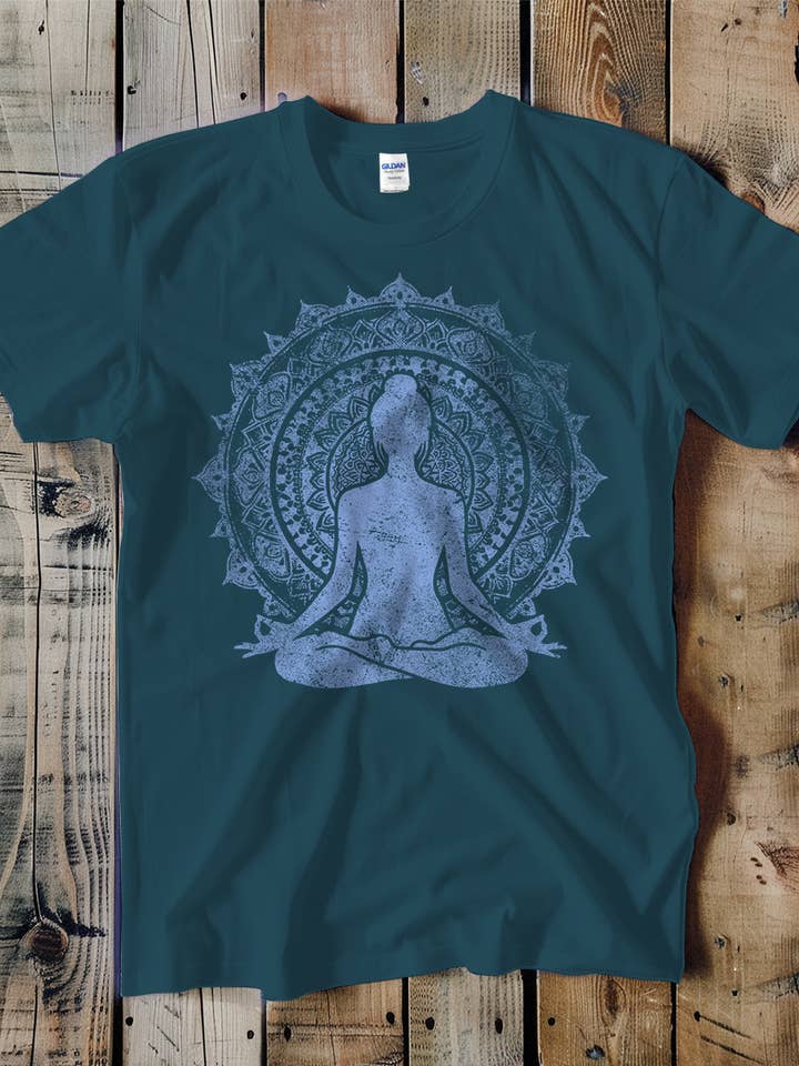 Meditating Mandala Unisex Tee for wholesale by Swift Retail