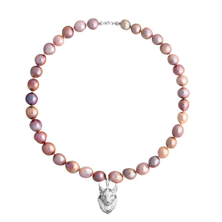 COLLAR DE PERLAS DE LINCE para venta al por mayor de Carolinne B