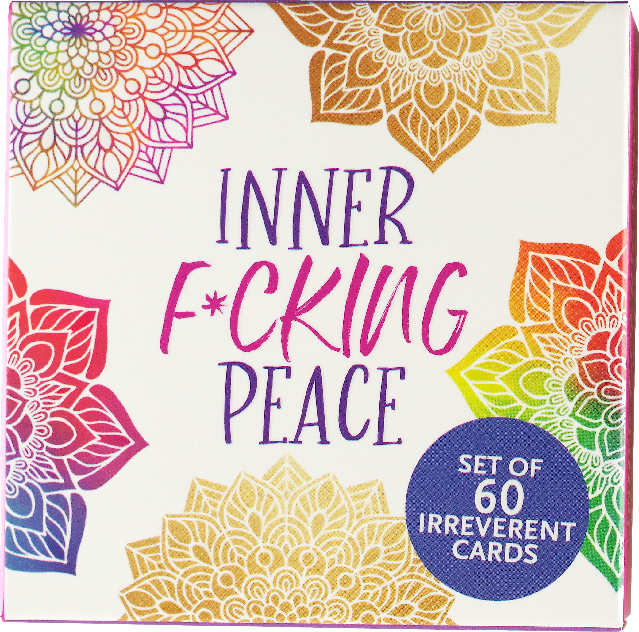 Peter Pauper Press - Wholesale Tarot Cards - Inner F*cking Peace Card Deck (Set of 60 Irreverent Cards)7