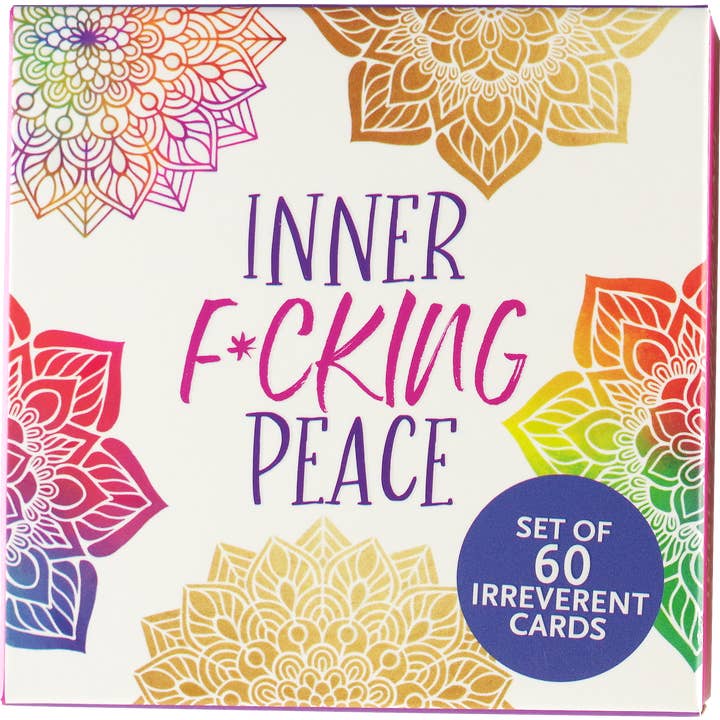 Peter Pauper Press - Wholesale Tarot Cards - Inner F*cking Peace Card Deck (Set of 60 Irreverent Cards)7