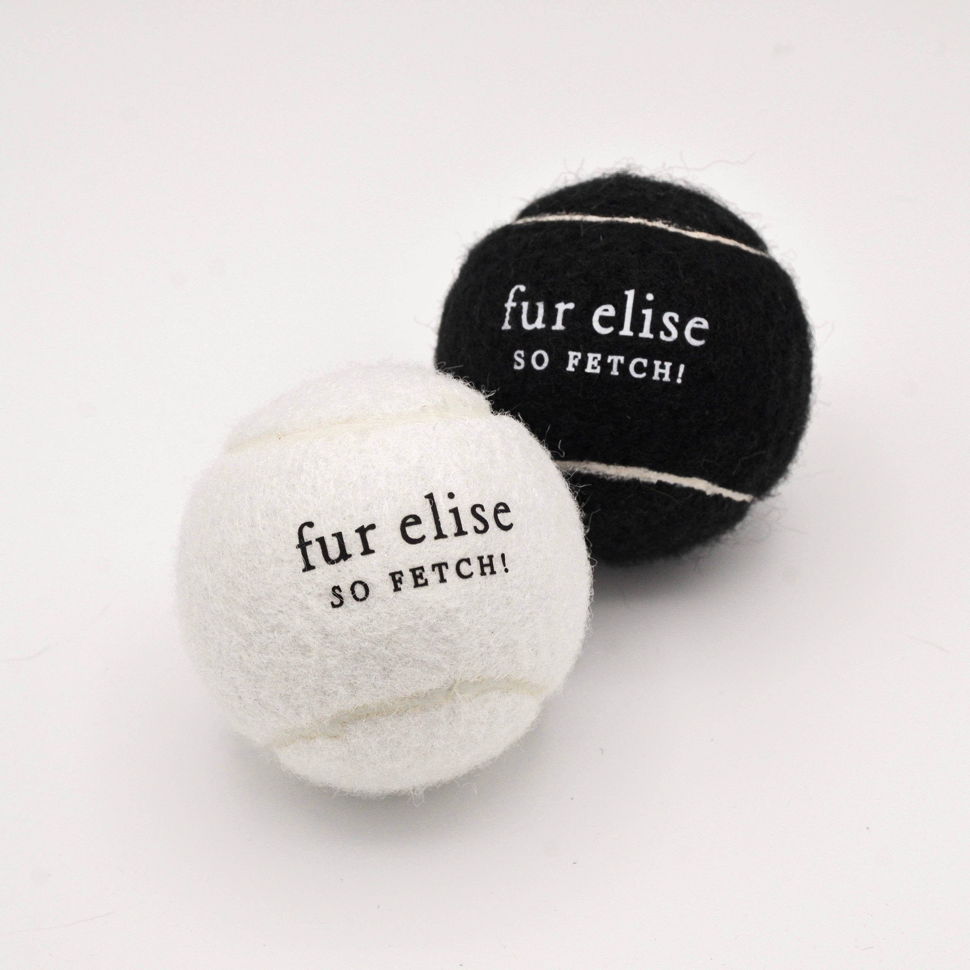 Fur Elise Pets - Wholesale Pet Fetch Ball - Dog - So Fetch! Tennis Ball - Noire1