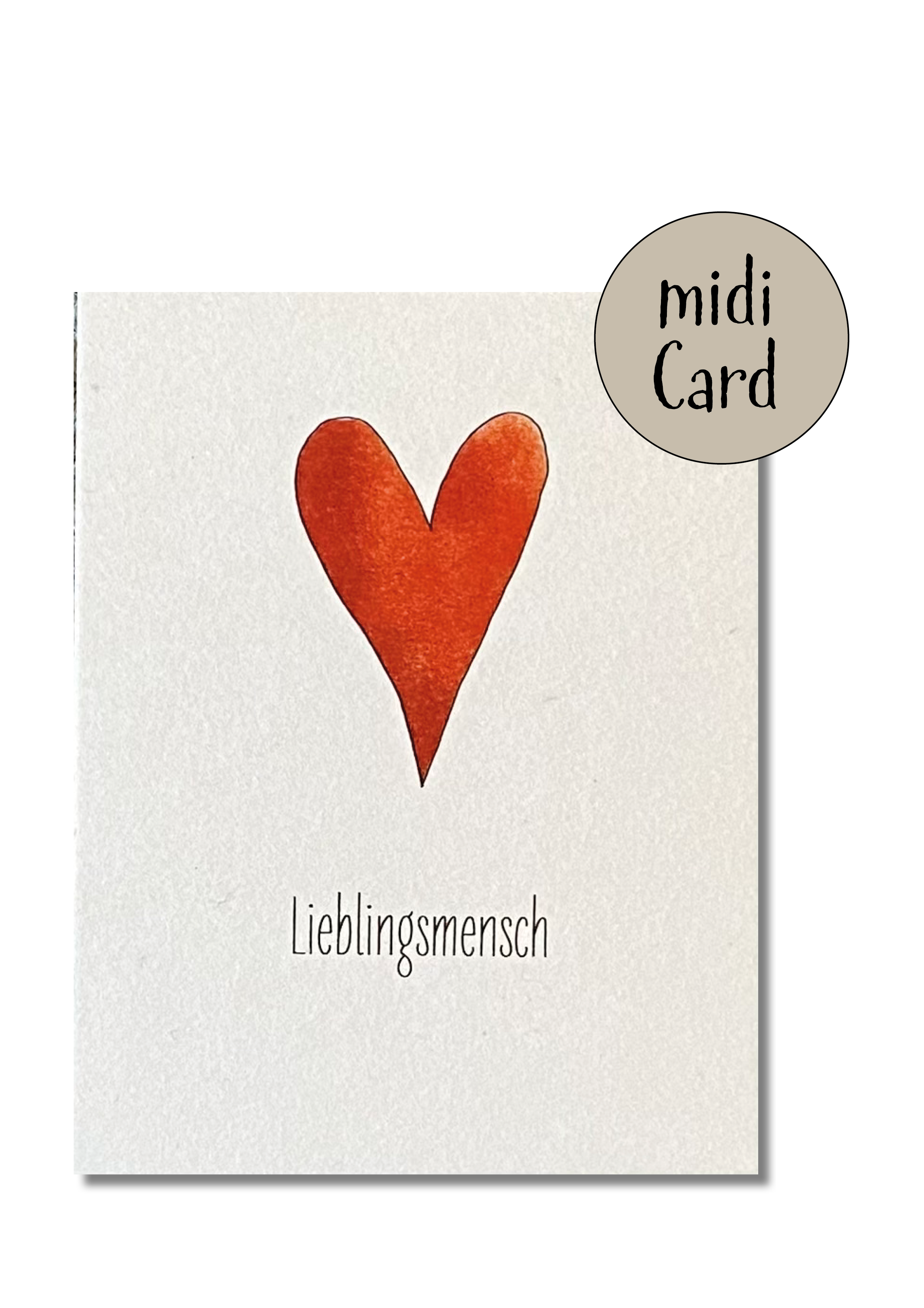 KEITCARDS - Wholesale Love Card - Midikarte Lieblingsmensch0