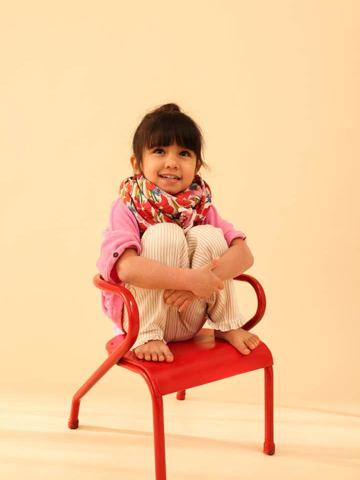 Adult Floral Pink Scarf for wholesale by Maison Augustin